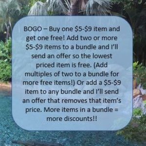 BOGO for $5-$9 items